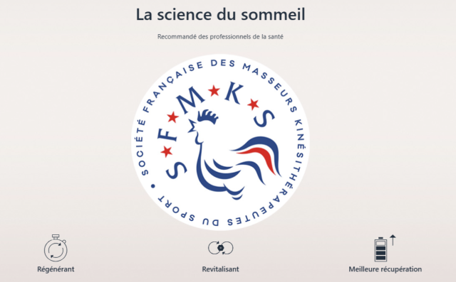 Logo de la fédération française des masseurs kinésithérapeutes partenaire de Vitaliterie